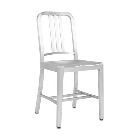 aluminum army chair with green fabric|1006 Navy Chair® .